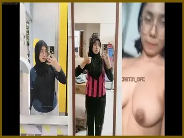 Cewe Hijab Kacamata Pap Nenen Toge Mulus