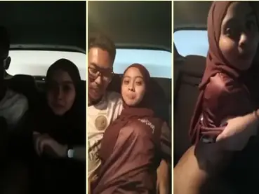 Cewek Jilbab Cantik Diewe Suami Orang Di Mobil