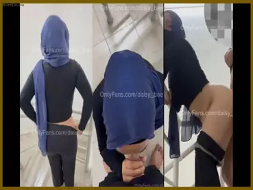 Daisy Bae Jilbab Tobrut Stape Di Tangga