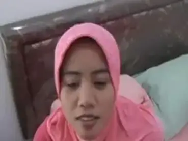 Dokumentasi Ukhti Hijab Pink Cantik Live Kasur