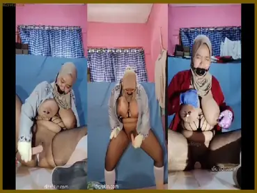 Tante Jilbab Tobrut Pepaya Jatuh