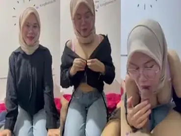 Ukhti Bu Guru Hijab Cantik Pasrah Doggy Kasur
