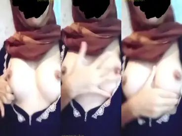 Ukhti Hijab Cantik Live Bersantai Kasur